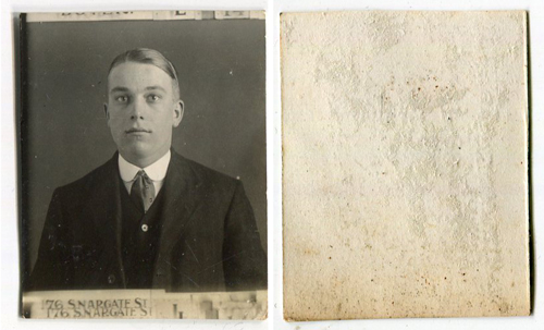 stickyback photo from 176 Snarsgate St, Dover, thanks to Ron Cosens, www.cartedevisite.co.uk