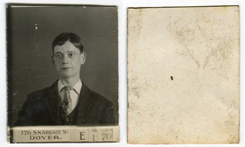 stickyback photo from 176 Snarsgate St, Dover, thanks to Ron Cosens, www.cartedevisite.co.uk