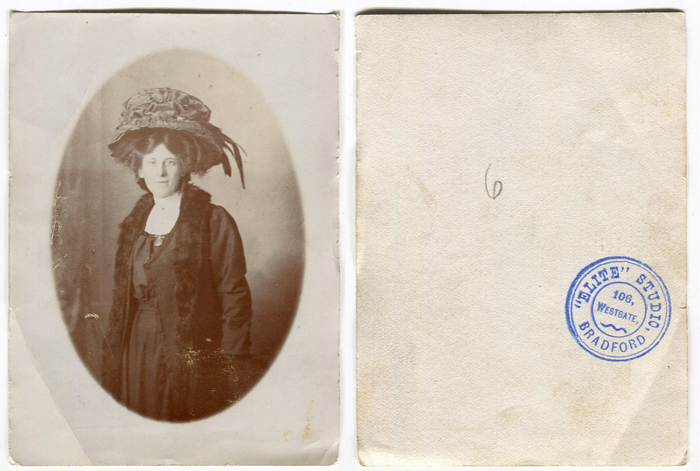 Portrait by Elite Studio Bradford, Ron Cosens' collection.