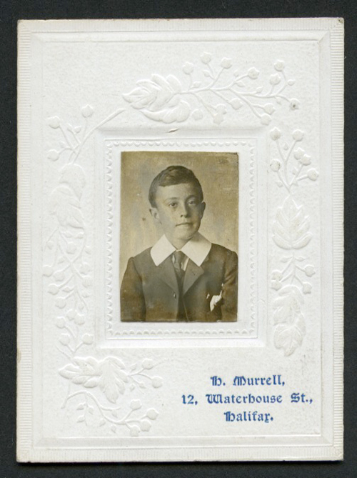 stamp sized photo in midget mount by H.Murrell, Halifax