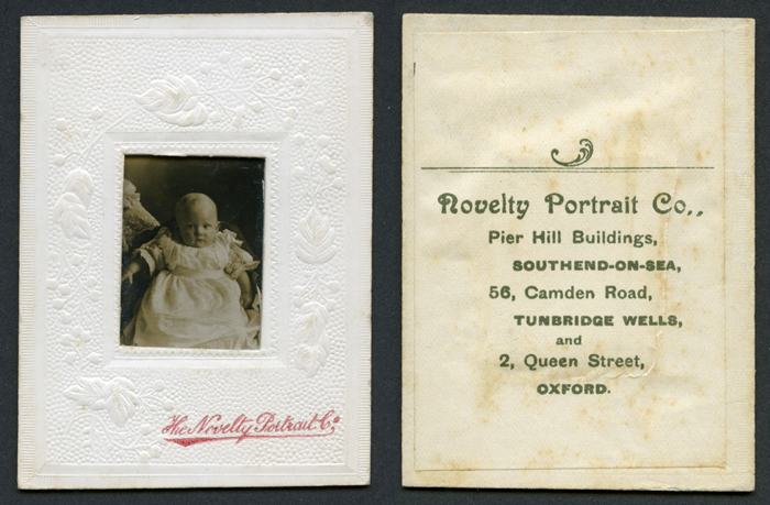 Portrait of unknown child be The Novelty Portrait Co