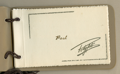 Polyfoto portrait booklet showing 48 portraits of a young child, 