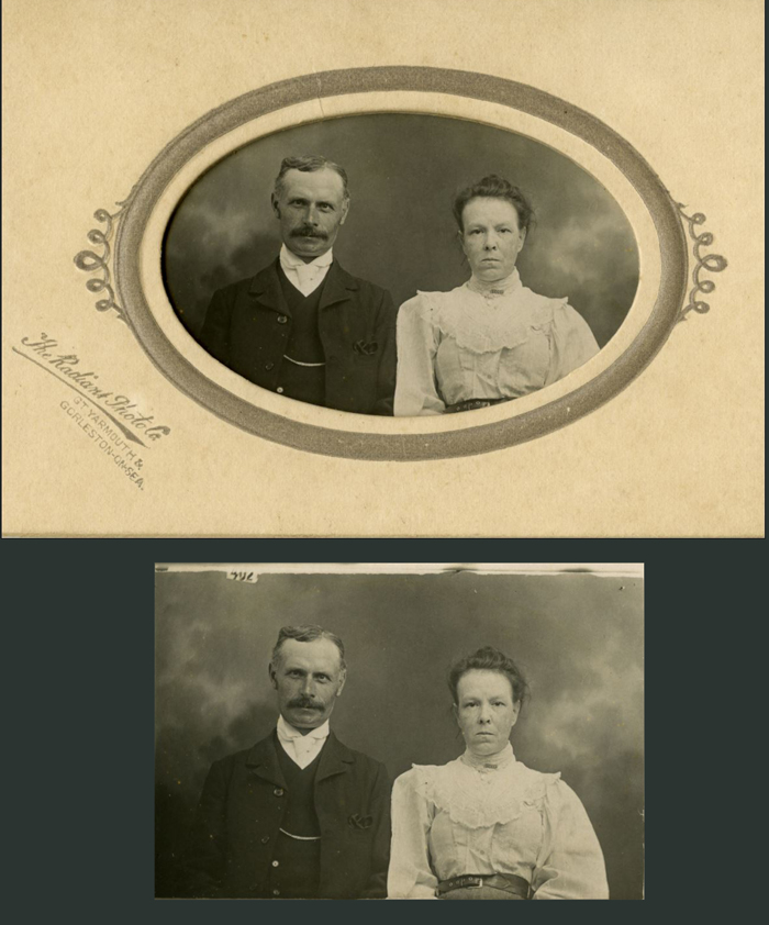 Portrait of couple by the Radiant Photo Co Great Yarmouth and Gorleston on Sea