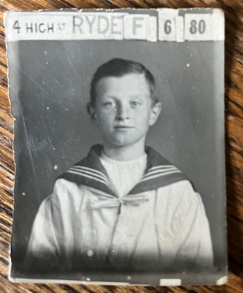 Stickyback portrait from studio in Ryde Isle of Wight