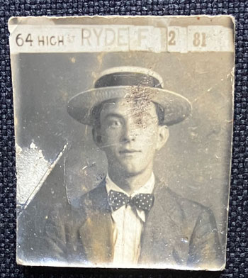 Stickyback portrait from studio in Ryde Isle of Wight