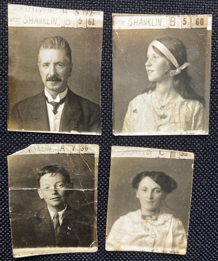 Stickyback portraits from Shanklin Isle of Wight