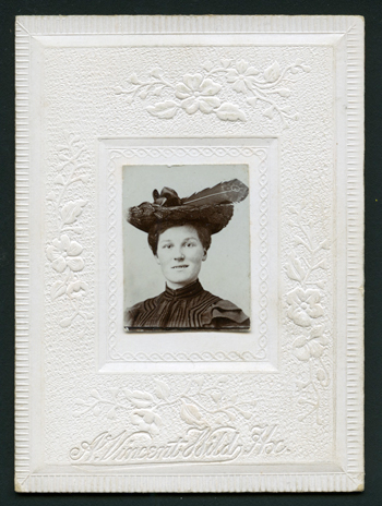 portrait of unknown young woman by A.Vincent Wild, Halifax