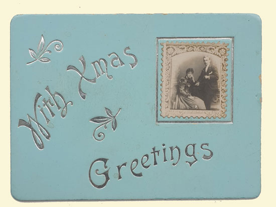 Stamp to personalist XMas card
